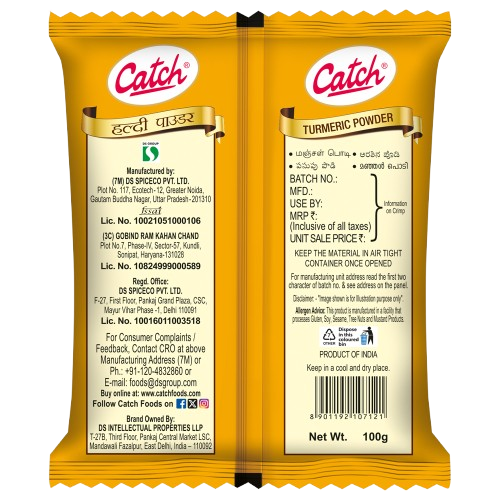 Catch Turmeric Powder ₹45.00 | 100g