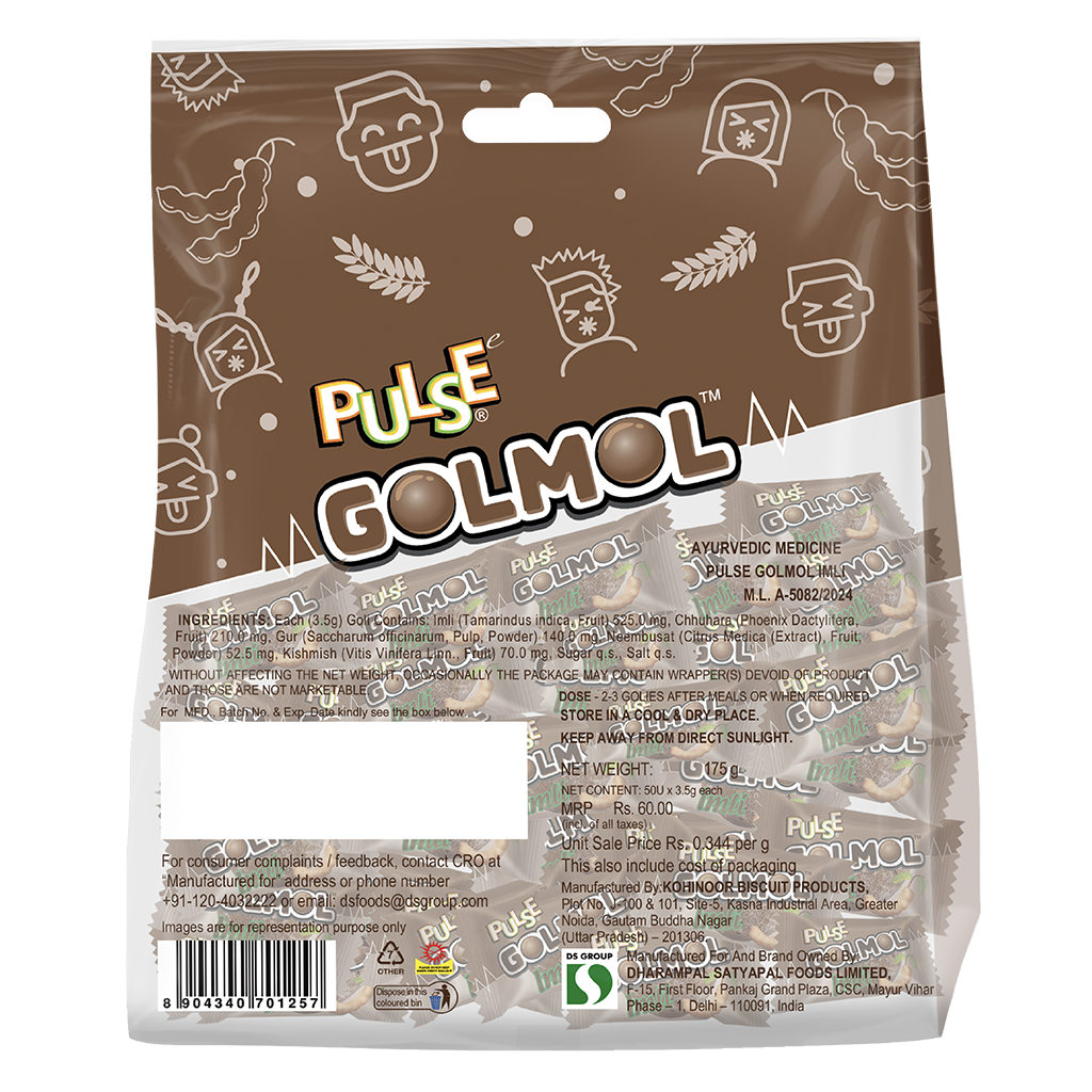 Pulse Golmol Imli Goli ₹ 60.00 Pack