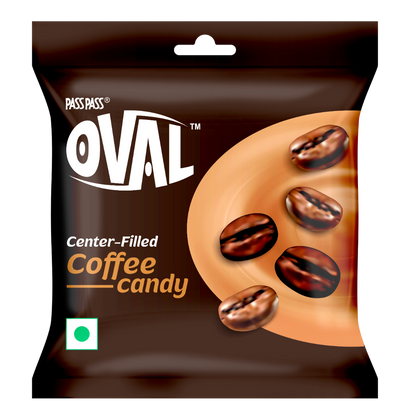Pass Pass Oval Coffee Candy ₹ 50.00 Pack