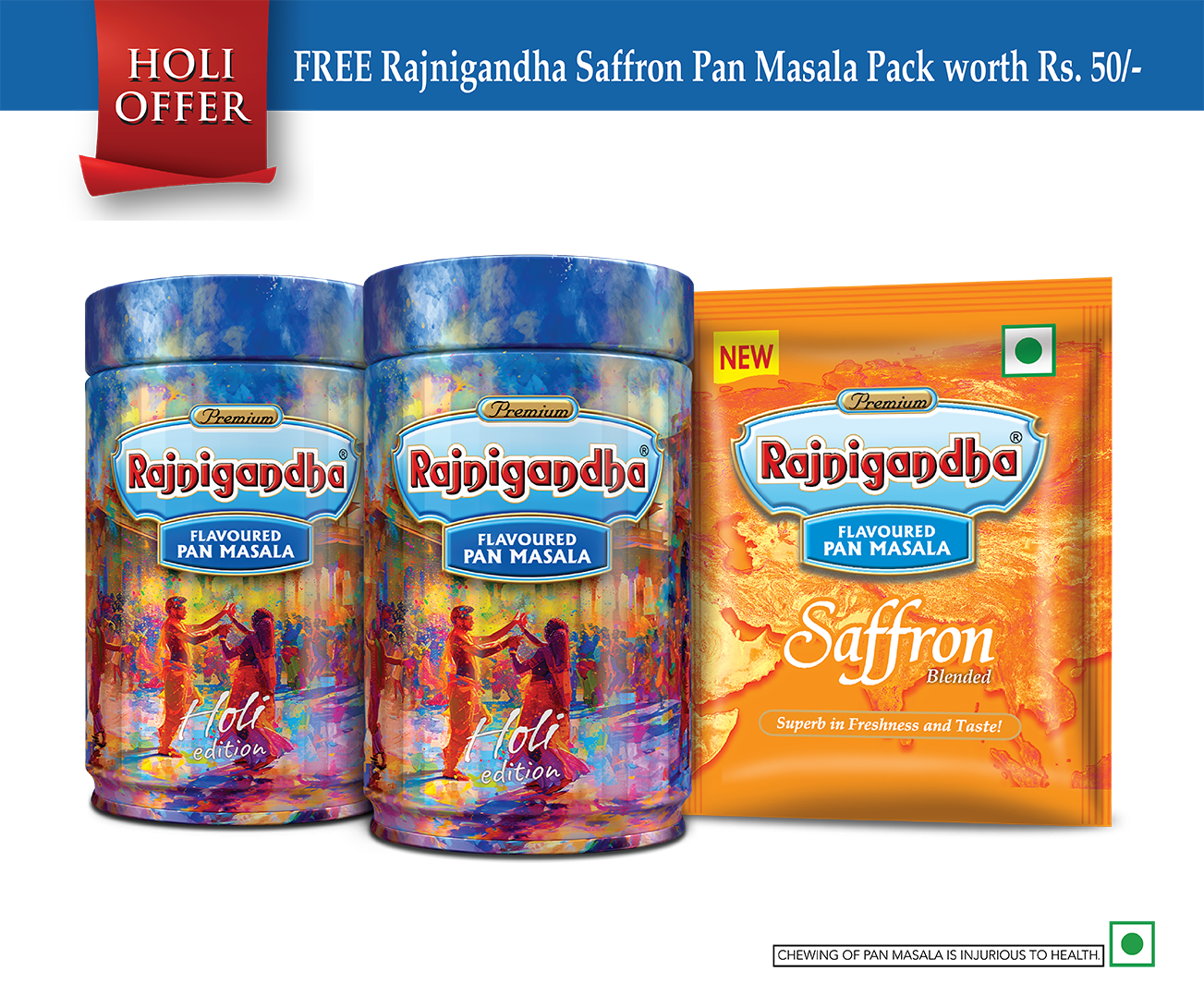 Rajnigandha ₹350.00 (Holi) 100g Twin pack